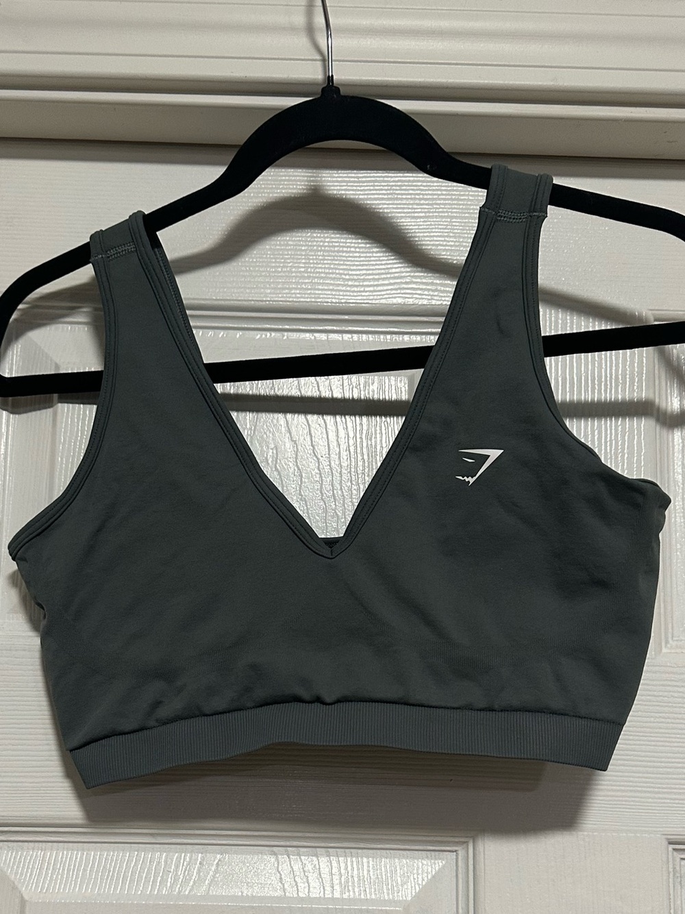 Gymshark Fraction Sports Bra Winter Olive